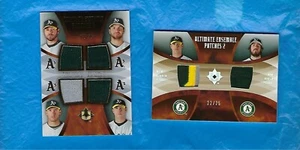 Ultimate Collection 2007 muestras 4 parches 2 Oakland A's Harden Chavez Crosby + - Imagen 1 de 2