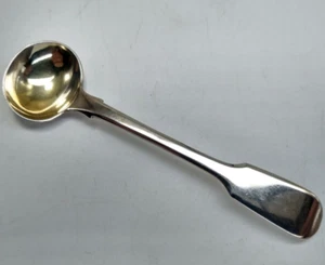 Cuchara de sal maestra condimento de plata esterlina 900 1816 Josiah George Piercy London - Imagen 1 de 4