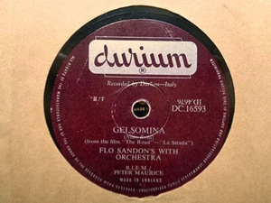 FLO SANDON - Gelsomina / Mambo Baoan 78 rpm disc (A++) - Picture 1 of 1