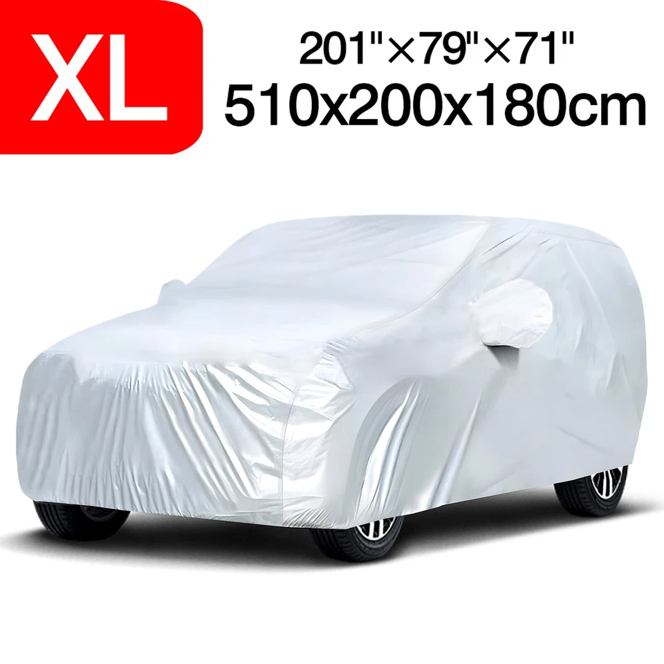 Full SUV Car Cover Waterproof Outdoor UV Dust Protector Fit For Toyota 4Runner - Image 1 of 4