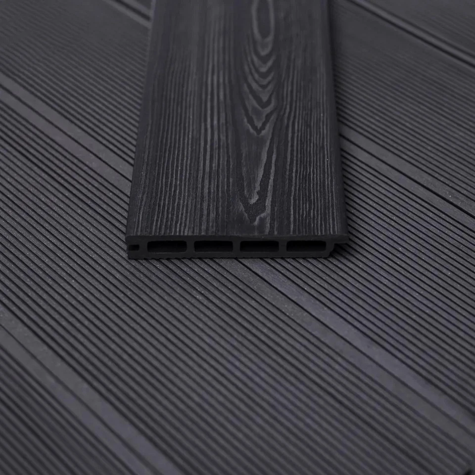 WPC Terrassendielen Hohlkammer Schiefergrau Premium Holzstruktur 2,2 - 22 m²,Set - Bild 1 von 4