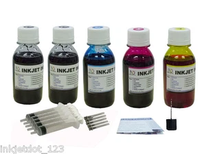 Refill ink kit for Canon PGI-220 CLI-221 PIXMA MX860 MX870 iP3600 5x4oz 1p - Picture 1 of 1