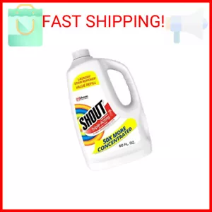 Shout Active Enzyme Laundry Stain Remover Spray, Triple-Acting Formula Clings, P - Picture 1 of 2