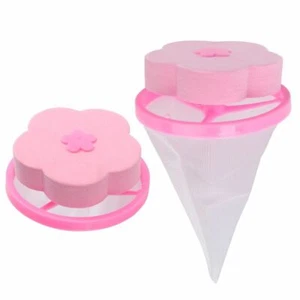 10 Floating Pet Fur Catcher Laundry Lint Hair Remover Filter For Washing Machine - Picture 1 of 14
