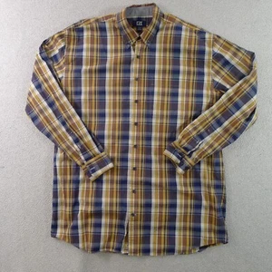 Cutter & Buck Men’s Multicolor Long Sleeve Button Down Polo Shirt 100% Cotton L - Picture 1 of 10