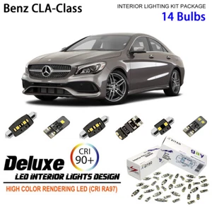 LED Interior Light Kit for Benz CLA Class 2014-2018 White LED Light Bulb Upgrade - Picture 1 of 8