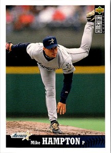 1997 Collector's Choice Mike Hampton #121 Houston Astros Baseball Card