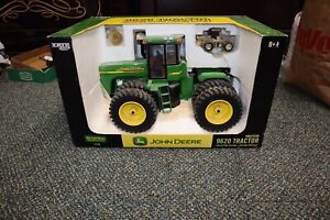 2004 ERTL 1/16 John Deere 9620 & 1/64 Gold Edition Collector Tractor Set DUSTY