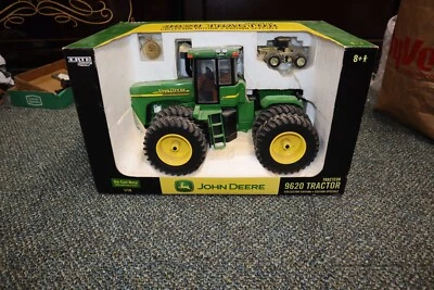 2004 ERTL 1/16 John Deere 9620 & 1/64 Gold Edition Collector Tractor Set DUSTY - Image 1 of 4