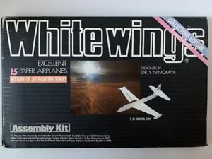 White Wings Paper Airplane Kit From Japan Rare Incomplete