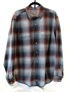 Camisa Tommy Bahama Para Hombre 100% Algodón Manga Larga Abotonada XL Cuadros Usada en Excelente Condición - Imagen 1 de 6