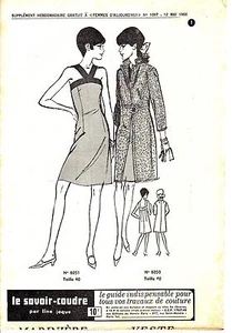 PATRON DE COUTURE 'Femmes d'aujourd'hui' manteau ou robe  taille 48 - Picture 1 of 1