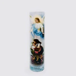 Guardian Angel, LED Flameless Devotion Prayer Candle, Religious Gift, 6 Hour...  - Picture 1 of 3