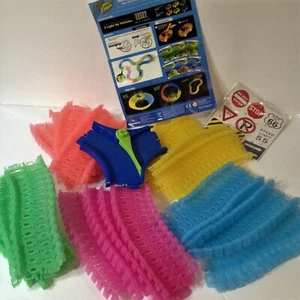 Mindscope NEON GLOW TWISTER TRACKS NEW Flexible Assembly System 300pcs SPLITTER - Picture 1 of 3