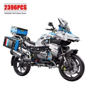 MOC 1:5 Touring Motorbike T4022 2396 Pcs Brick Building Model NEW & Sealed - Picture 1 of 7