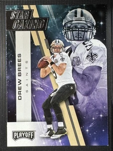 2017 Panini Playoff Star Gazing 4th Down #/10 #13 Drew Brees New Orleans Saints - Bild 1 von 2