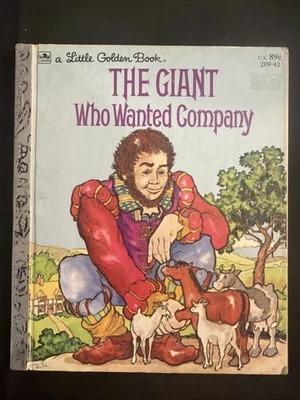 Vintage A Little Golden Book The Giant Who Wanted Company 209-42 1979 #5401 - Image 1 of 4