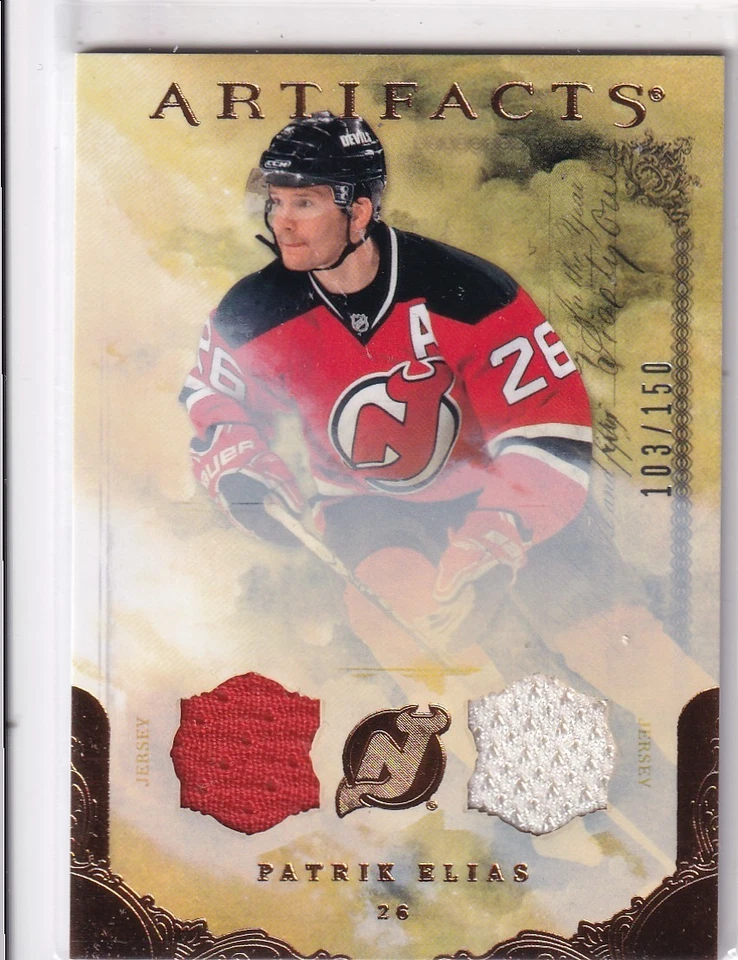 10/11 UD ARTEFACTS PATRIK ELIAS CAMISETA DOBLE JUEGO/150 #20 Foto 1 de 1