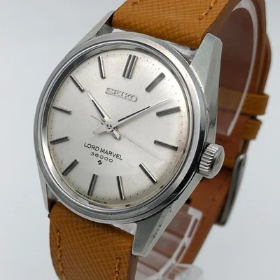 OH обслуживается, винтажный 1967 SEIKO LORD MARVEL 36000 5740-8000 ручной завод #2256 - Изображение 1 из 4