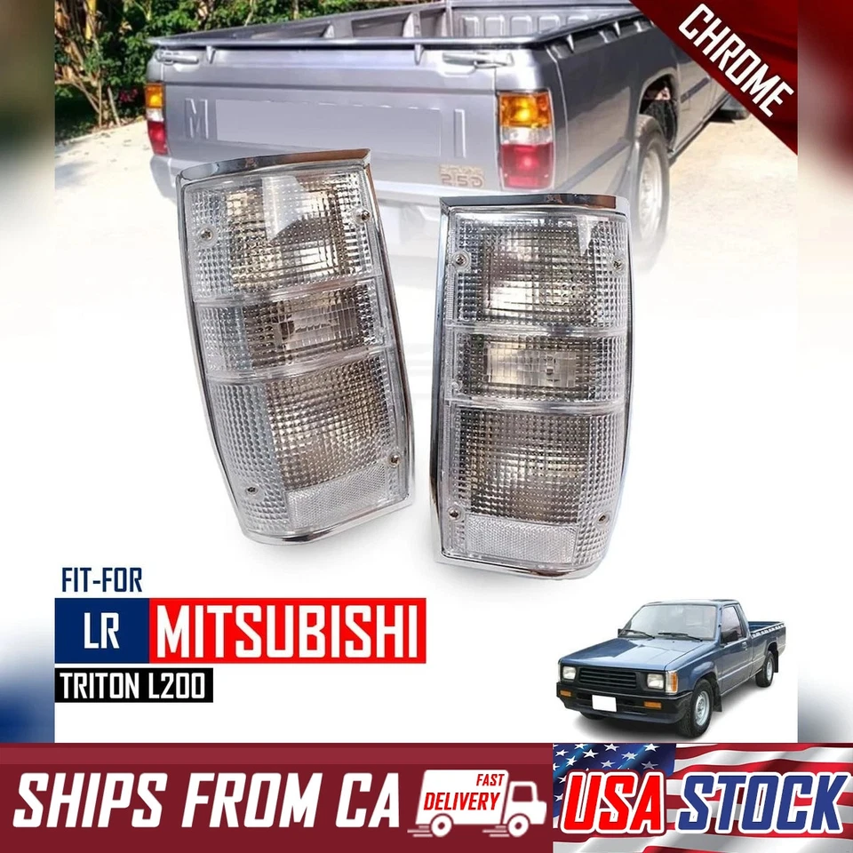 Luz trasera para Mitsubishi L200 Mighty Max Colt 1986-1997 lente transparente Foto 1 de 4
