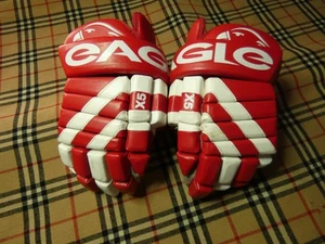 Eagle Ice Hockey Gloves X5 Oydssey Rare Vintage 2000's Retro NHL - Picture 1 of 9
