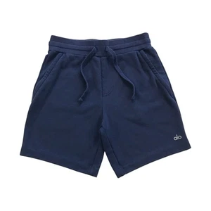 Alo Yoga Chill Shorts Herren Small S blau 6" Sweat Fleece Lounge sportlich Laufen - Bild 1 von 3