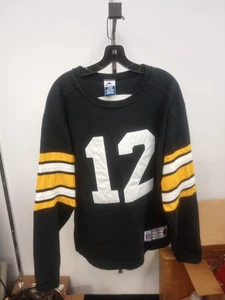 Vintage Terry Bradshaw Jersey Champion Throwback Size Adult Large-Small Hole - Picture 1 of 5
