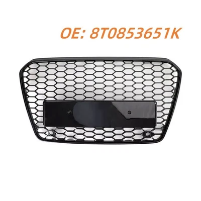 For 2013-2015 Audi A5 S5 B8.5 RS5 Style Black Honeycomb Mesh Front Bumper Grille Foto 1 de 4