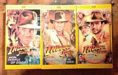 VHS - Indiana Jones Trilogy (3-Tape Box Set) - Image 1 of 3