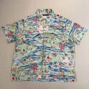 Polo Ralph Lauren Hawaii Herren Hemd mit Knopfleiste Kurzarm XXL - Bild 1 von 12