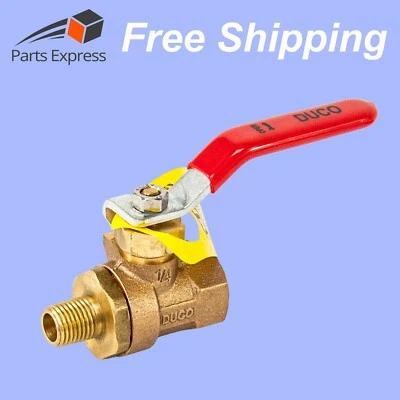 1/4" BRONZE BALL VALVE *200 WSP* FOR HIGH PRESSURE STEAM SERVICE, #80MXF - Image 1 of 4