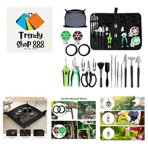 Bonsai Tree Kit, 20 Pcs Gardening Succulent Tools Set, Bonsai Tool Kit Includ... - Picture 1 of 8