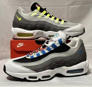 Air Max 95 QS Greedy 2020 Black/Multi-color - Gunsmoke - Größe 10M / 11,5W - (0054) - Bild 1 von 8