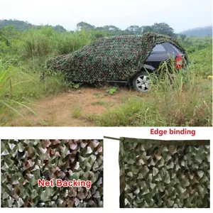 Woodland Camouflage Netting Military Camo Hunting Cover Net Backing 5 x 23 feet - Picture 1 of 3