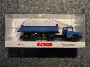 Wiking 0677 06 semirremolque volquete trasero Magirus Deutz - Imagen 1 de 2