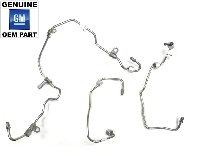 2011-2016 LML LGH 6.6L GM Duramax OEM High Pressure Fuel Rail Supply Line Set - Image 1 of 1