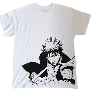 Bleach t-Shirt Anime Retro Graphic T- Shirt Tee Unisex Apparel - Picture 1 of 4