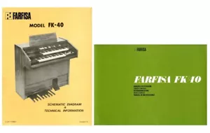 FARFISA FK-40 Ambassador Service Manual Schematics Schaltplan Schema + Owners - Picture 1 of 1