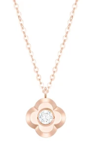 J.Estina Clovia 14K Necklace JJCLNQ4BS143R4420 14K Rose Gold Cubic Zirconia - Picture 1 of 9