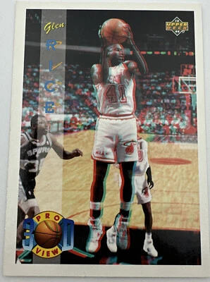 1993-94 Upper Deck Pro View Miami Heat Basketball Card #12 Glen Rice - Image 1 of 3