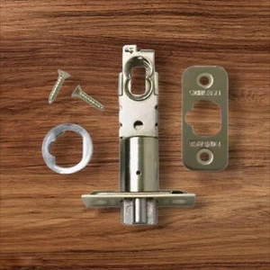 Schlage 40-251 Tri-Option Bright Brass Steel DEADLATCH -F Series Locksets - Picture 1 of 1