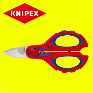 Knipex 950510 SB Elektrikerschere Drahtschneider 190 mm mit Mehrkomponentengriffen - Bild 1 von 4