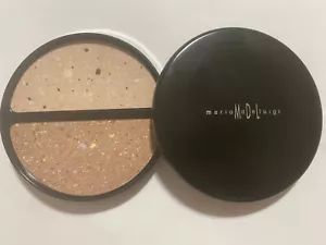 Mario De Luigi Italian Marble Self Correcting Face Powder & Bronzer Duo HTF - Picture 1 of 3