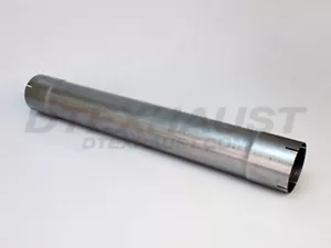 MDP-505030 ALUMINIZED STEEL MUFFLER DELETE REPLACEMENT PIPE 5" INLET OUTLET 30" - Picture 1 of 2