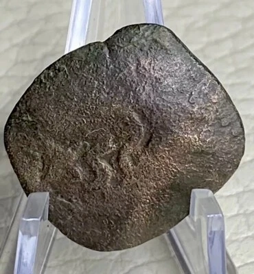 1655 Coin Maravedis Spanish Empire 368 Years Old Pirate Era Rare Counterstamp - Image 1 of 4