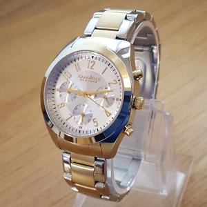 Reloj de vestir para hombre y mujer Bulova Caravelle New York cronógrafo Melissa dorado y plateado - Imagen 1 de 9