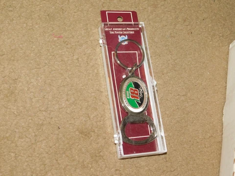 FINE pewter keychain NASCAR BOTTLE OPENER #18 BOBBY LABONTE INTERSTATE BATTERIES Cover