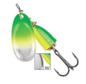 Blue Fox Classic Vibrax 1 - Verde Chartreuse UV - Tamaño 1 Hoja 1/8 OZ - Imagen 1 de 1