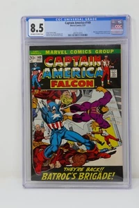 Marvel Comics 1972 Captain America and The Falcon #149 CGC 8.5 Nick Fury Batroc - Picture 1 of 5
