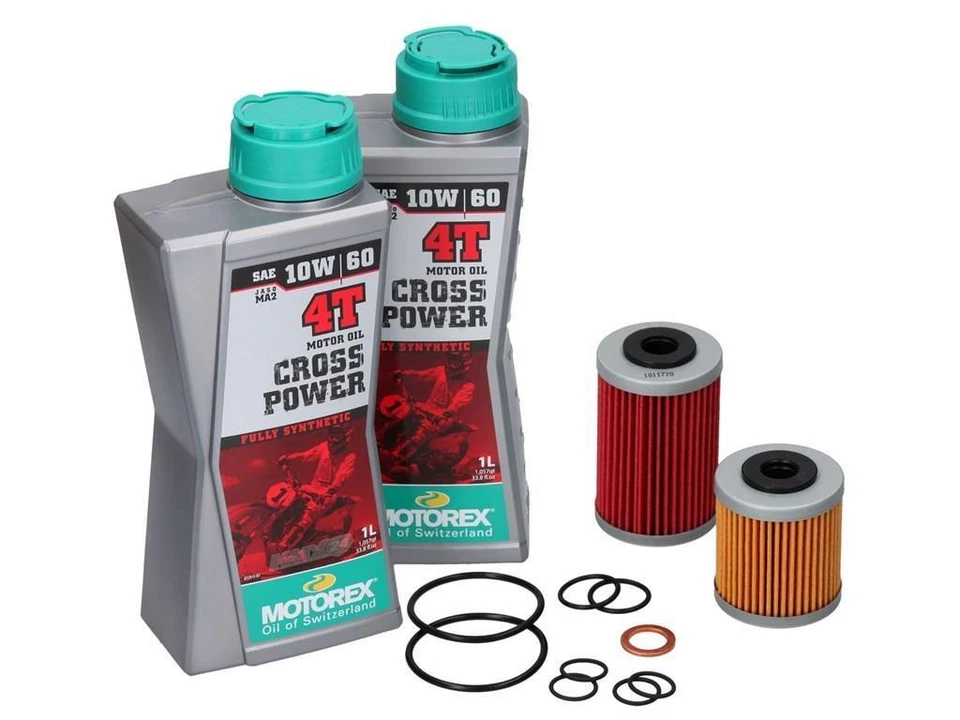 Kmx24 Vidange D'Huile Kit Compatible À KTM LC4 690 07-11 Huile + Motorex - Photo 1/1